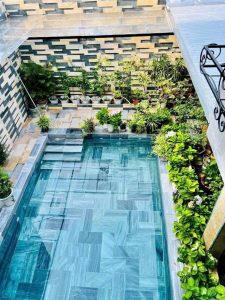 Đá Sọc Dưa Ốp Trang Trí Bể Bơi