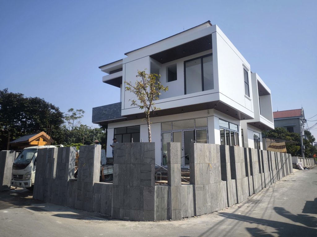 Đá Ong Xám Ốp Tường Rào