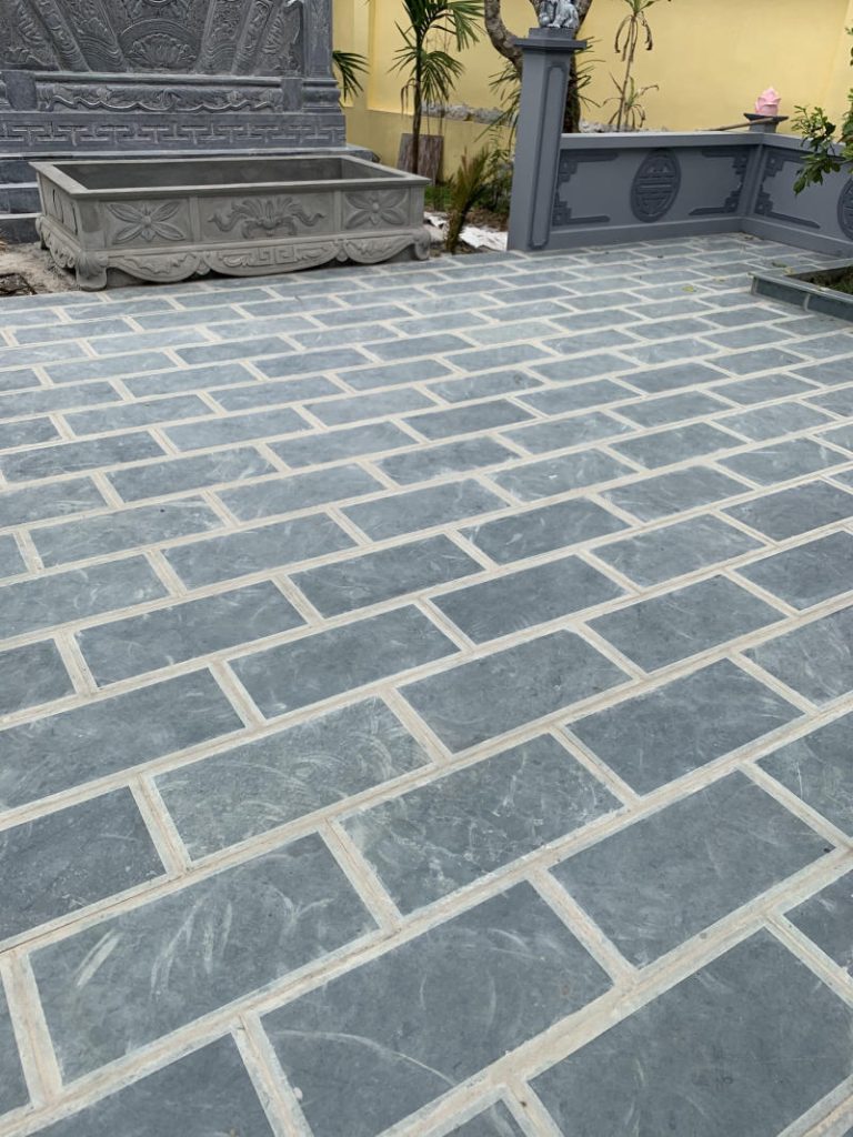 Đá Xanh Rêu Mài Cà Viền Chống Trơn